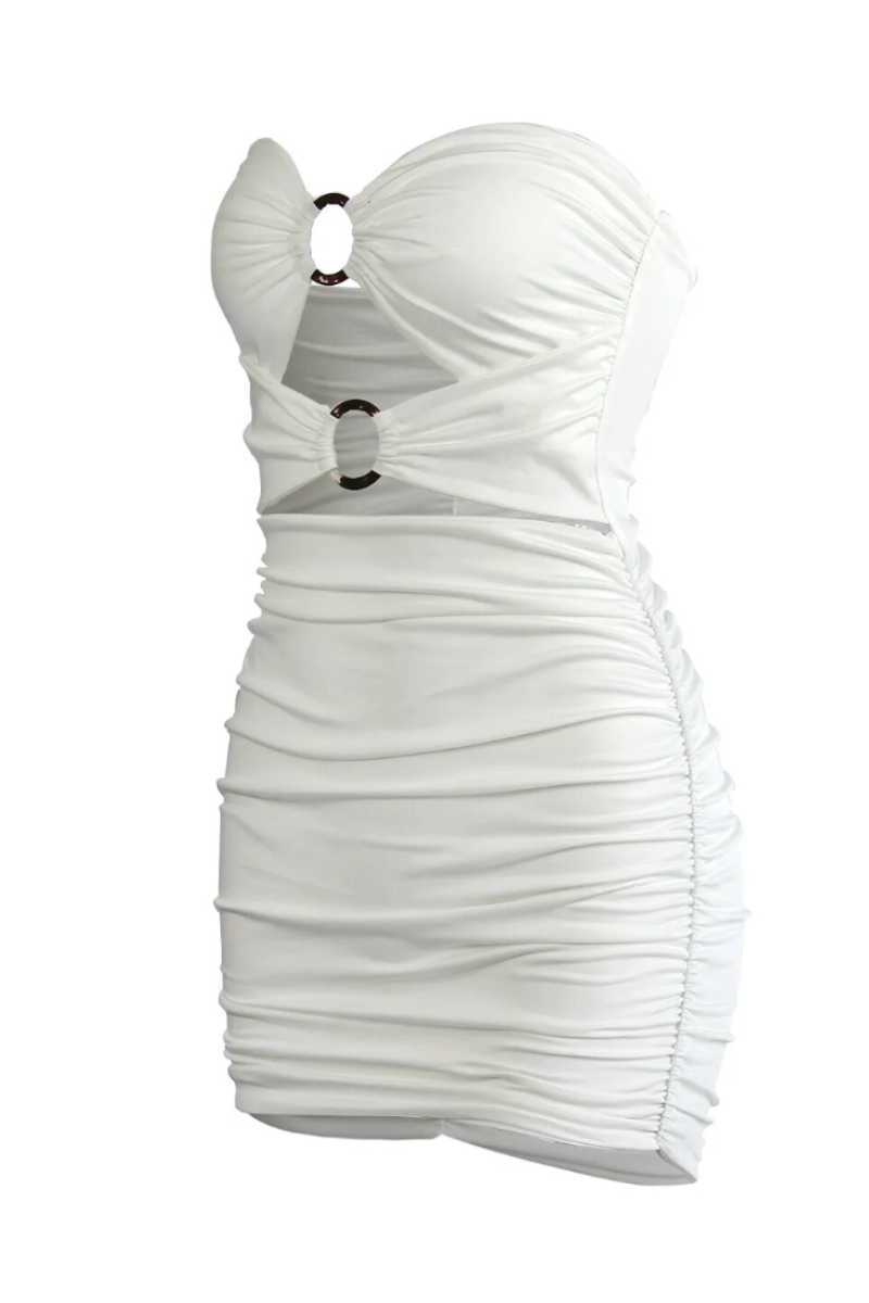 WHITE PARTY BANDEAU | DRESS (S-XL)