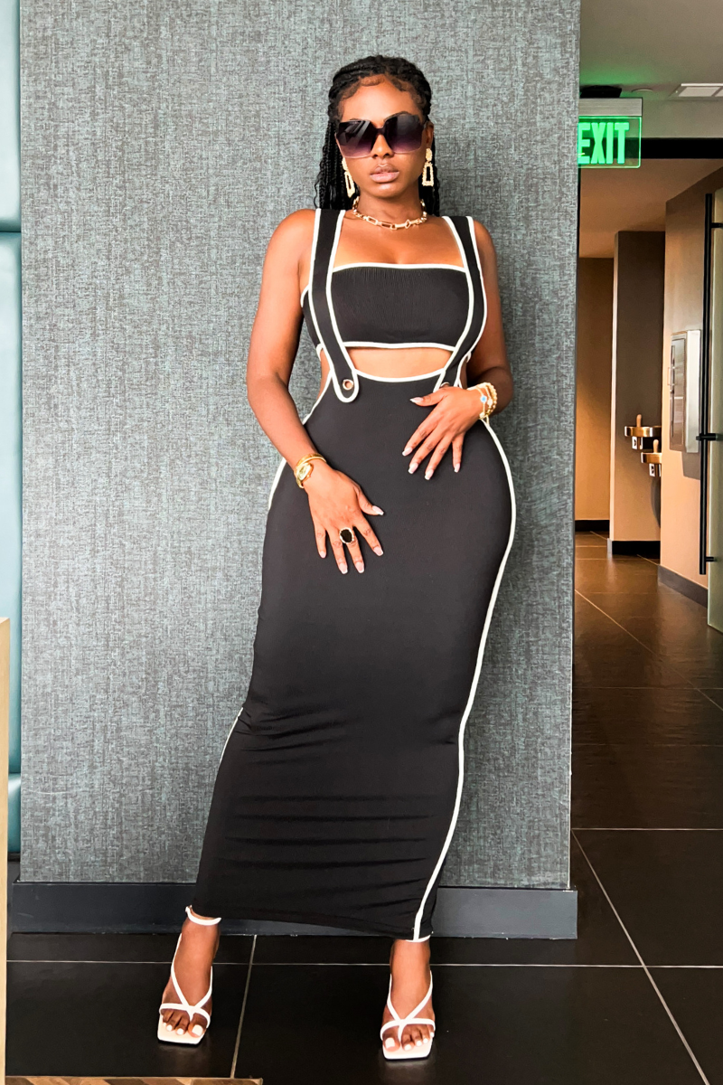 RIBBED TUBE TOP SUSPENDER | DRESS RIBBED TUBE TOP SUSPENDER | DRESS