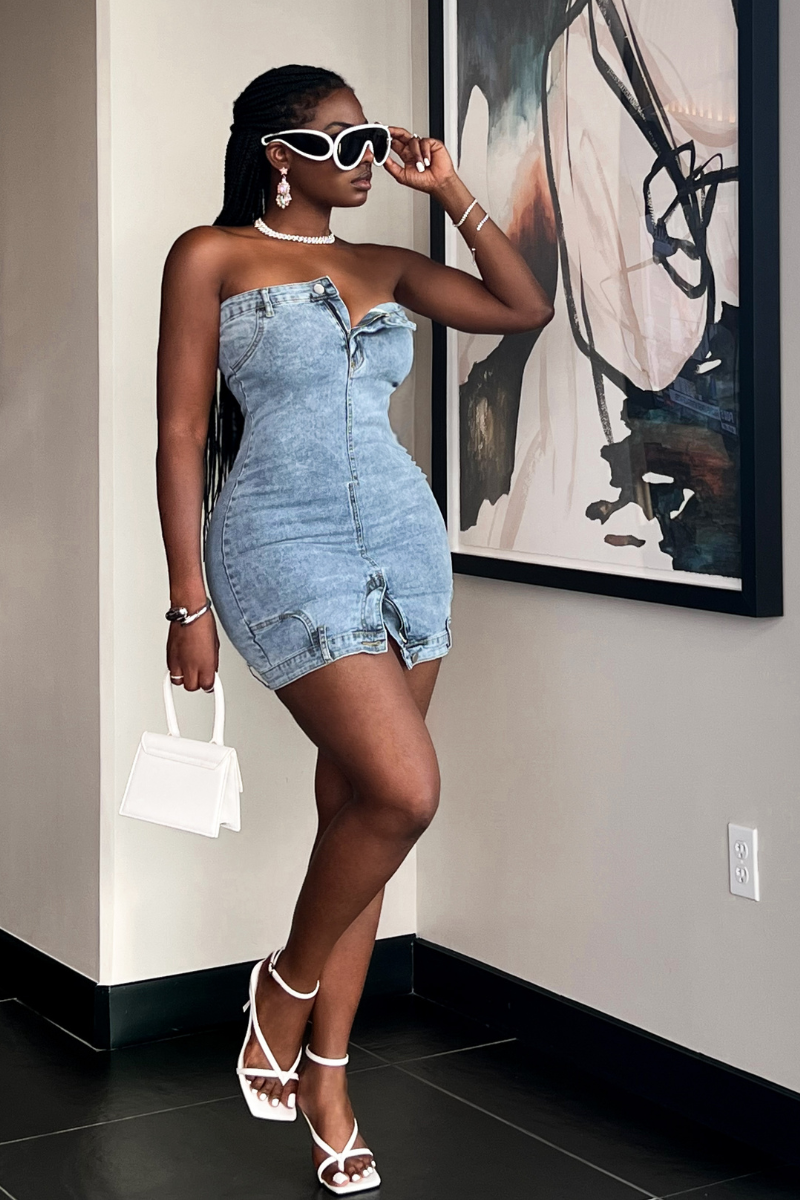 DENIM ME DOWN MINI | DRESS DENIM ME DOWN MINI | DRESS
