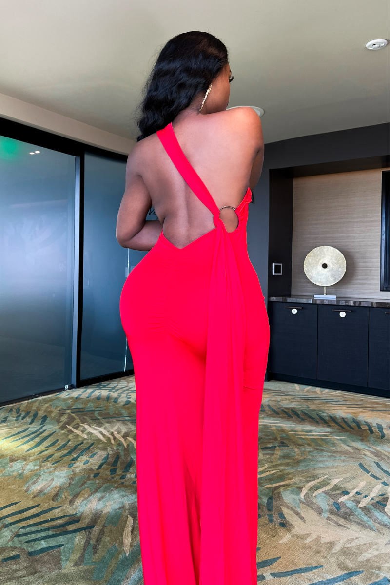 LittleMissAdore The Oasis Red Dress Medium Red