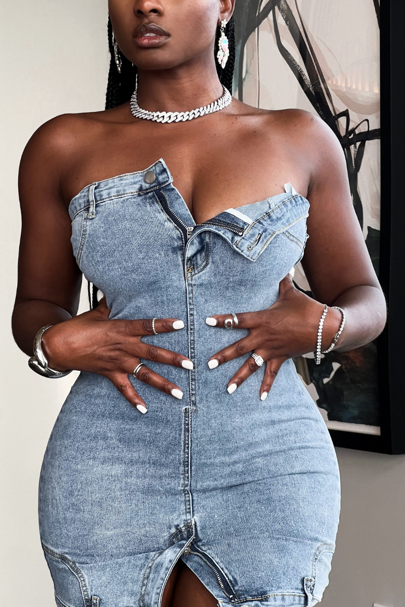 DENIM ME DOWN MINI | DRESS DENIM ME DOWN MINI | DRESS